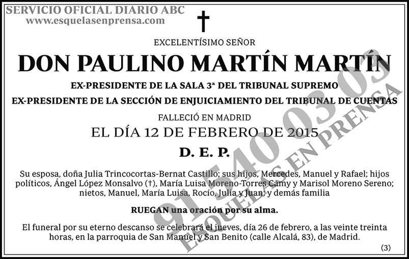 Paulino Martín Martín